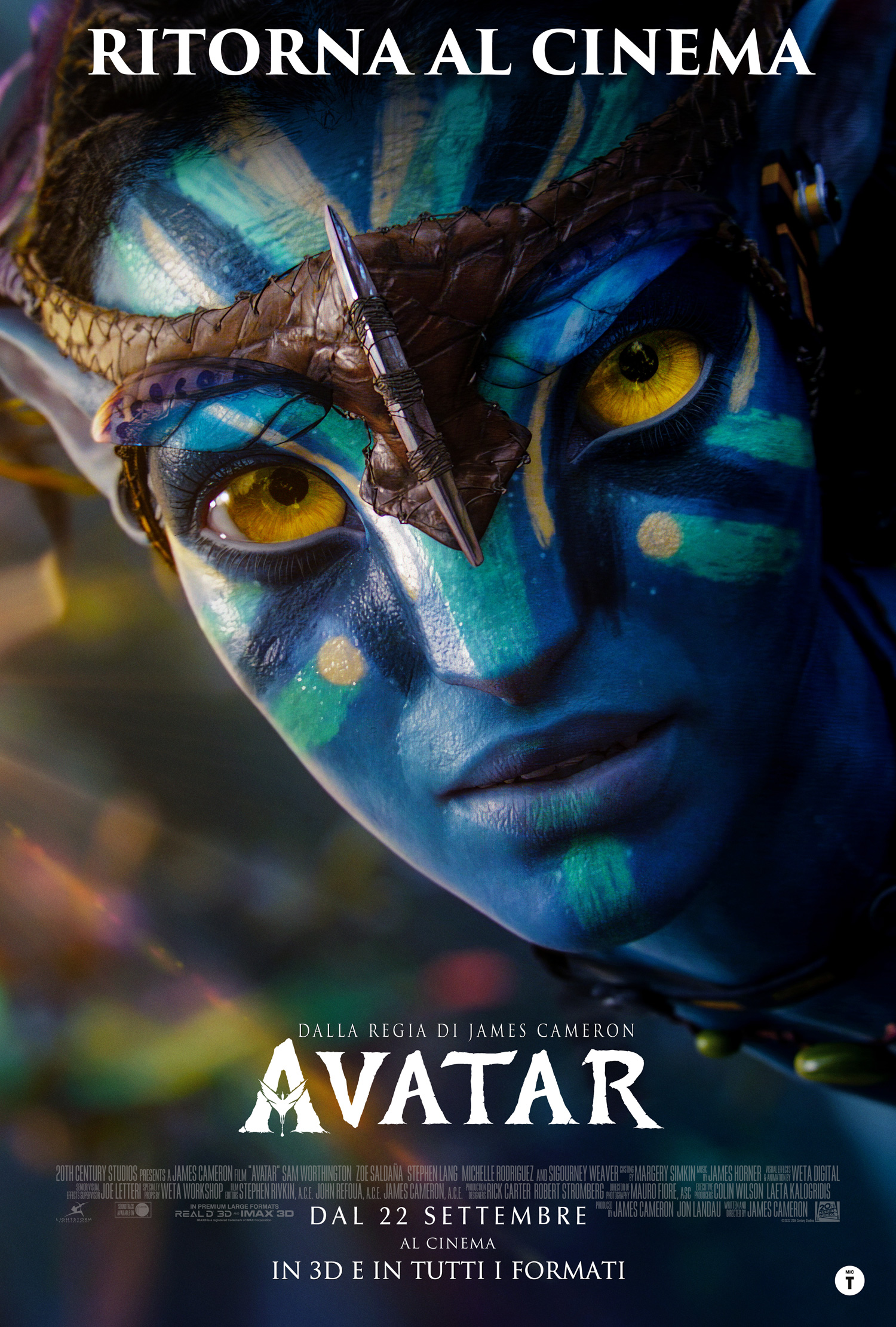 Poster Avatar - re-release 2022