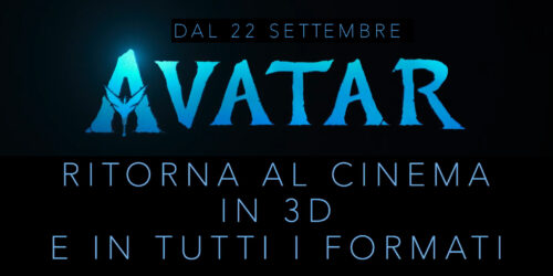 Avatar torna al cinema dal 22 settembre, anche in 4K HDR e 3D