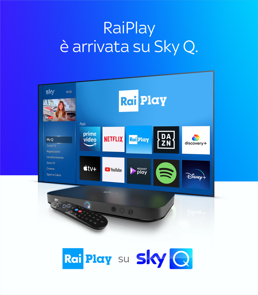 RaiPlay su Sky Q