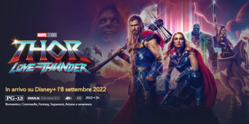 Thor: Love and Thunder su Disney+