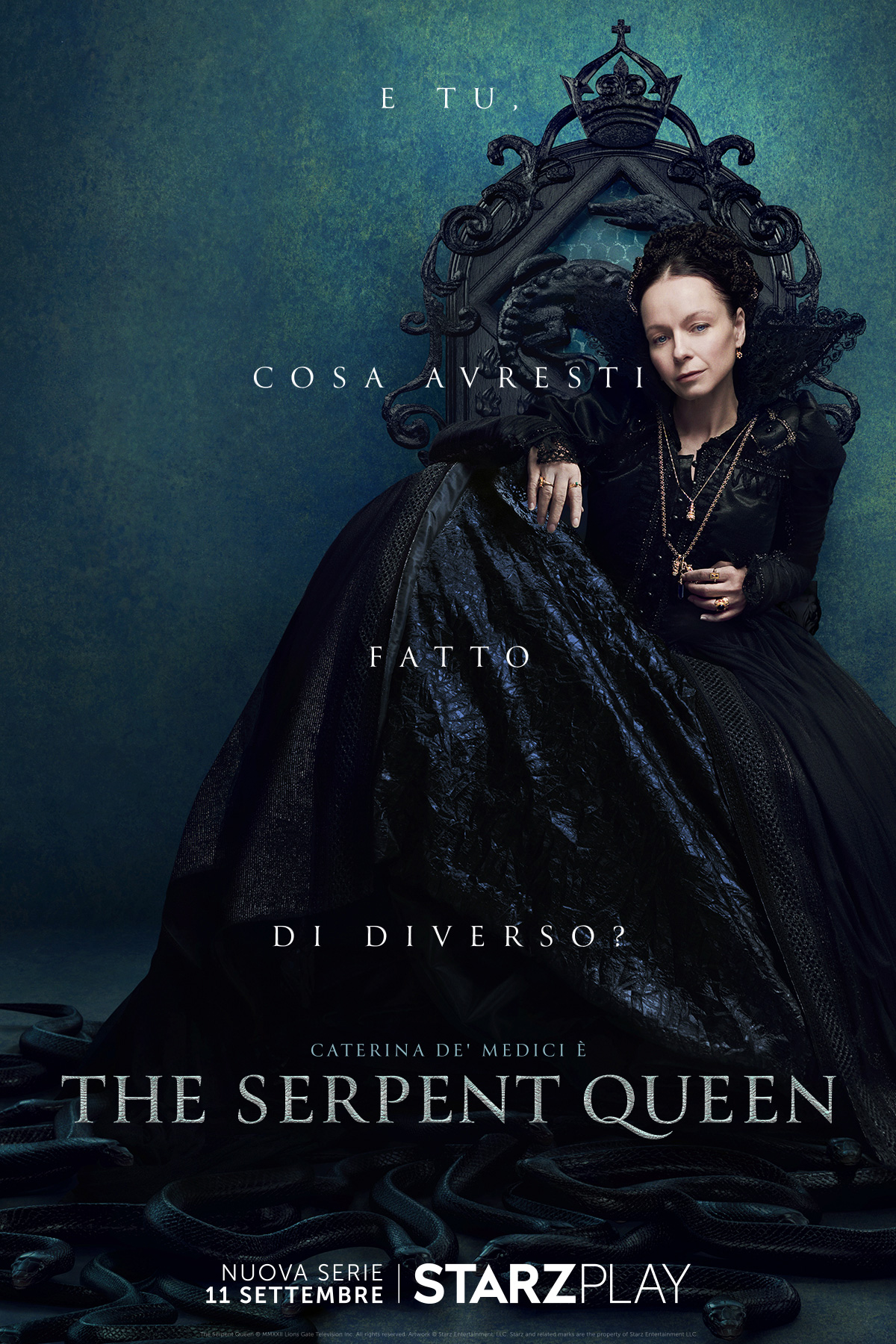 The Serpent Queen - Poster verticale [credit: STARZ; courtesy of STARZPLAY]