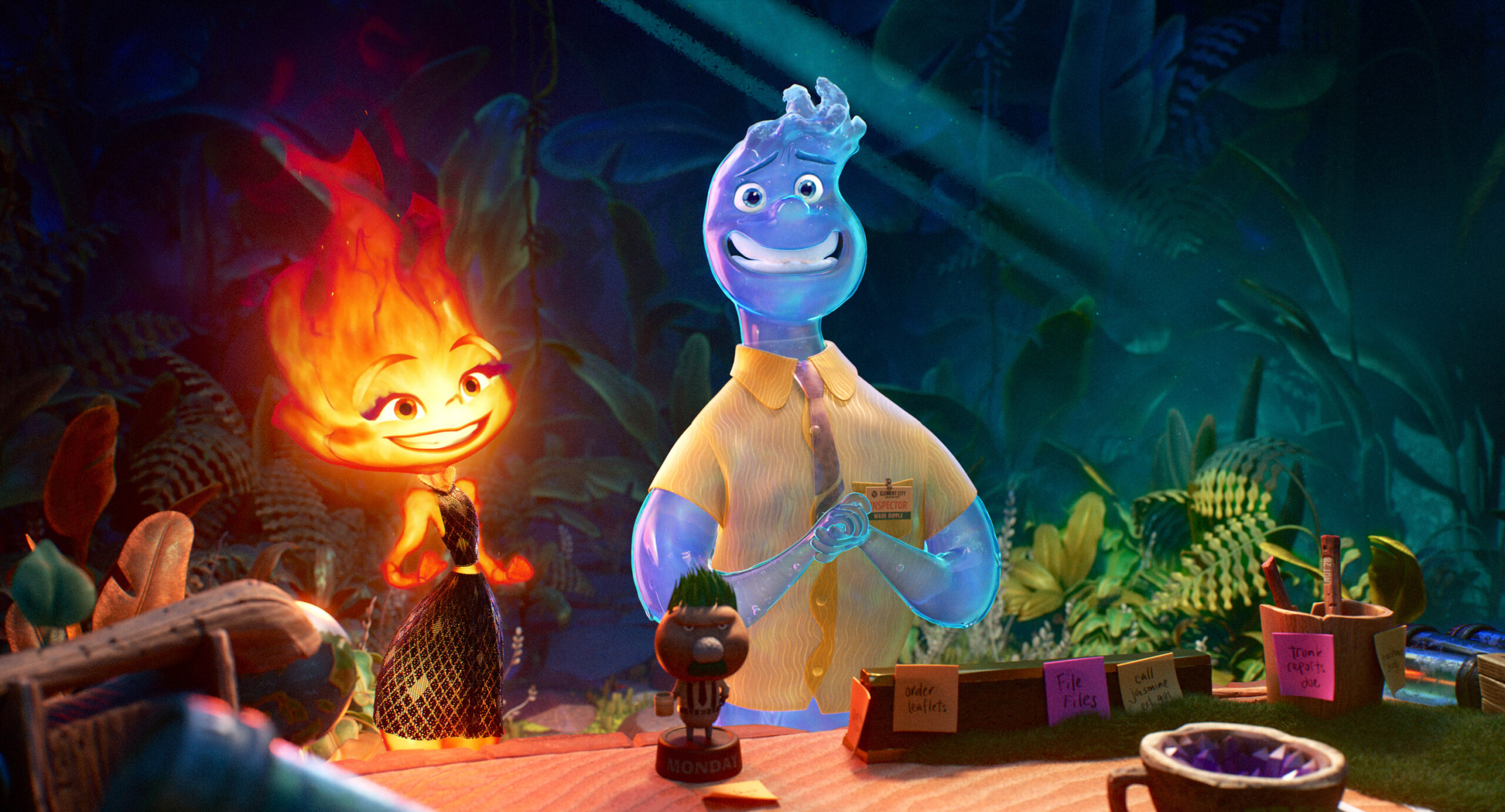 Elemental - prima immagine ufficiale [credit: Pixar; Copyright 2022 Disney/Pixar. All Rights Reserved; courtesy of Disney Italia]