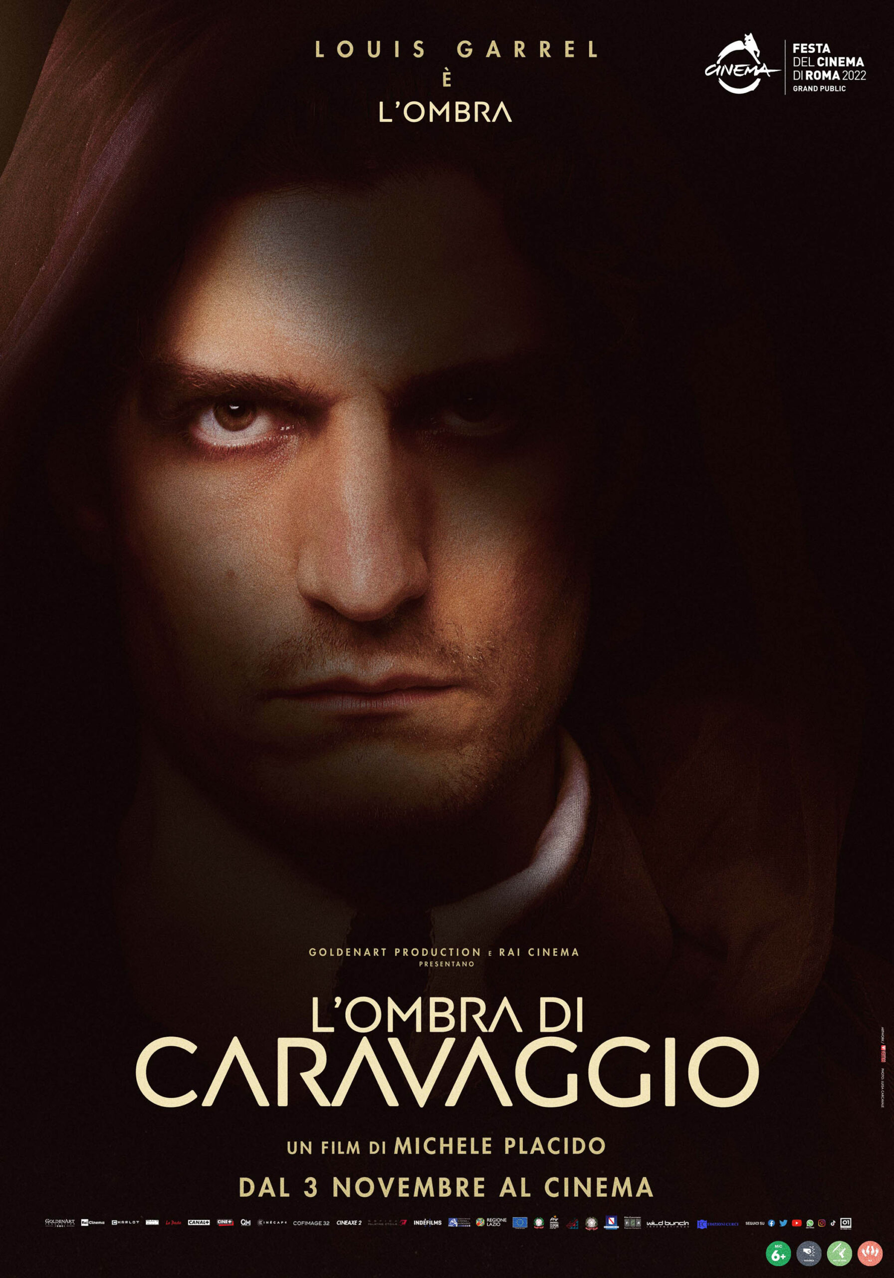 L'ombra di Caravaggio - Poster Louis Garrel