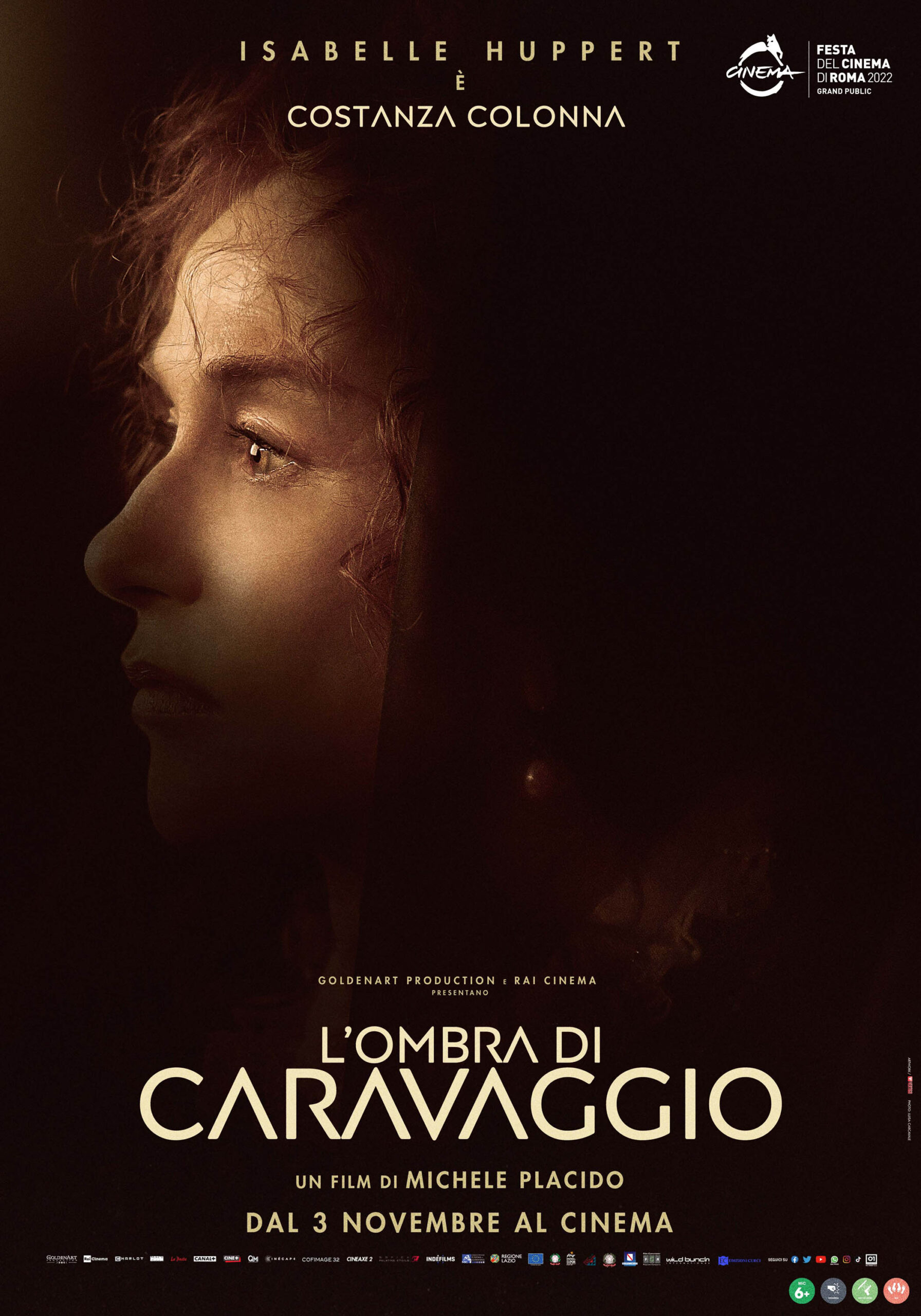 L'ombra di Caravaggio - Poster Isabelle Huppert
