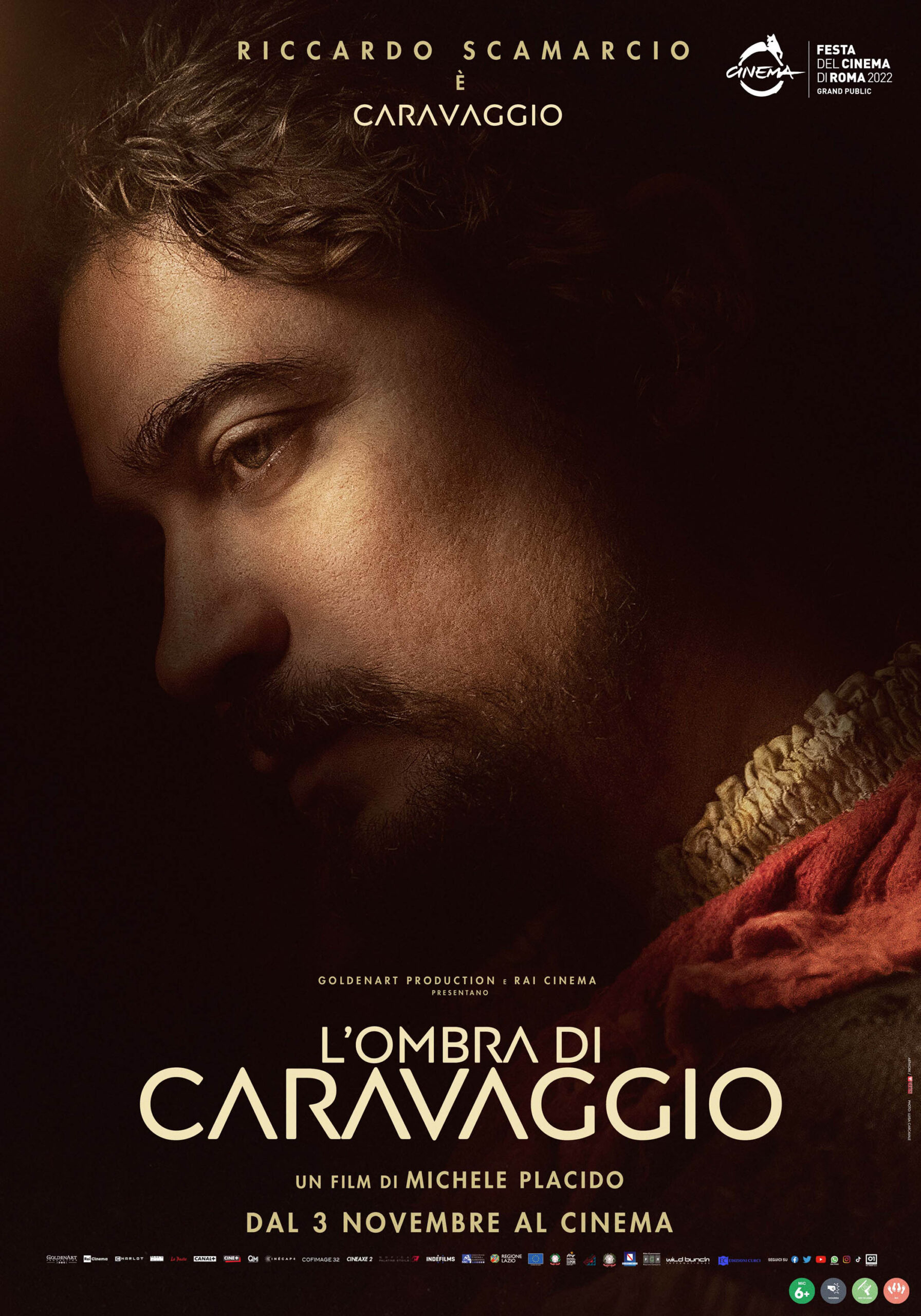 L'ombra di Caravaggio - Poster Riccardo Scamarcio