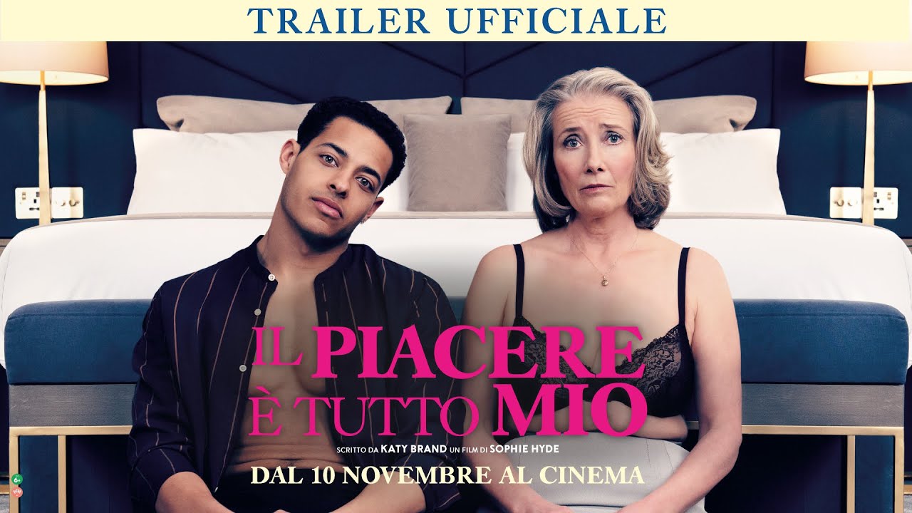 Il piacere è tutto mio, trailer film con Emma Thompson e Daryl McCormack