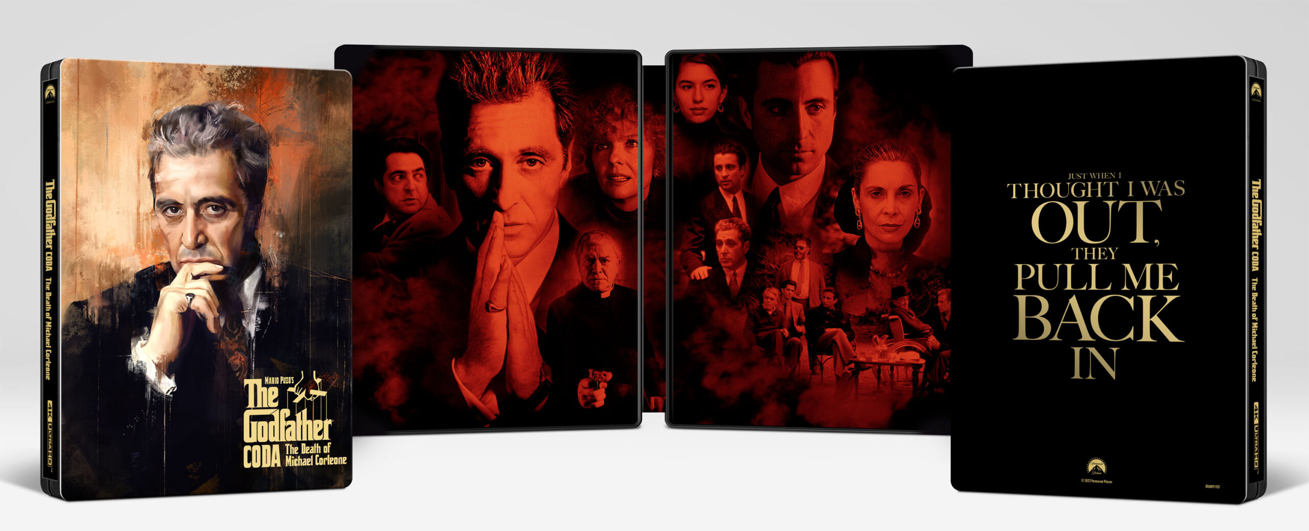 Il Padrino Coda: La morte di Michael Corleone in Steelbook 4K UHD con Blu-ray solo su Amazon