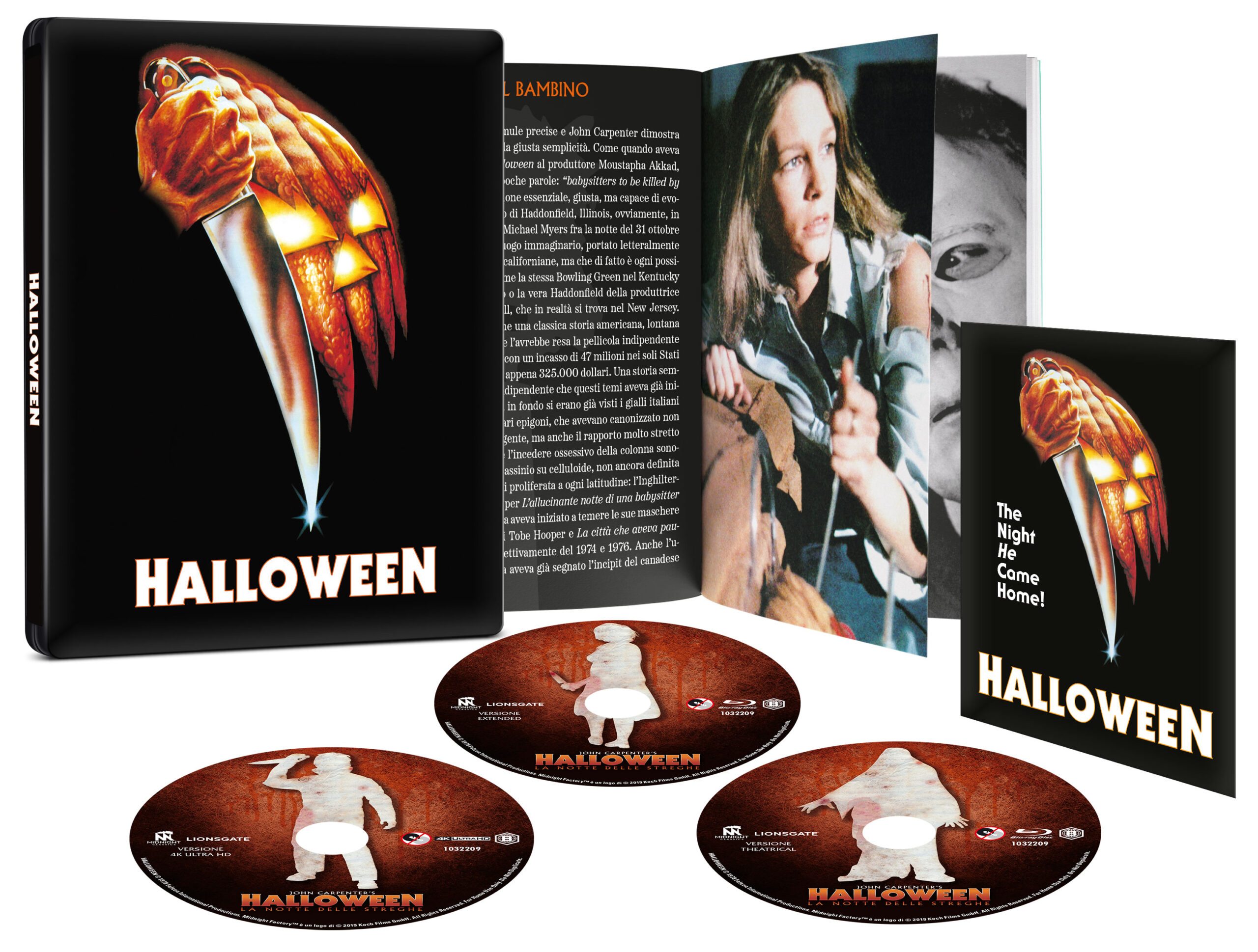 Halloween - La notte delle streghe in Steelbook 4K UHD con Blu-ray