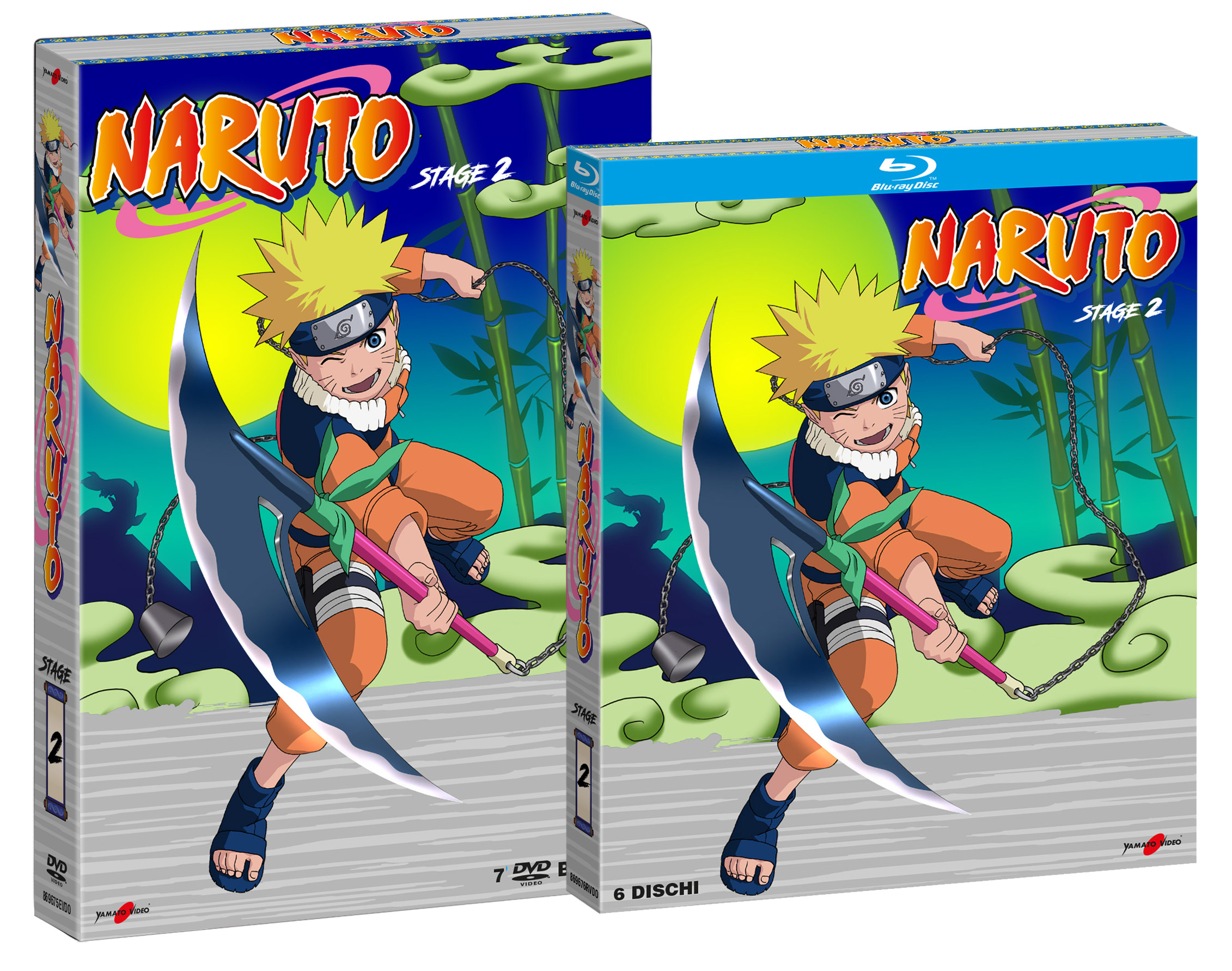 Cofanetto di 'Naruto - Parte 2 nei formati DVD e Blu-ray