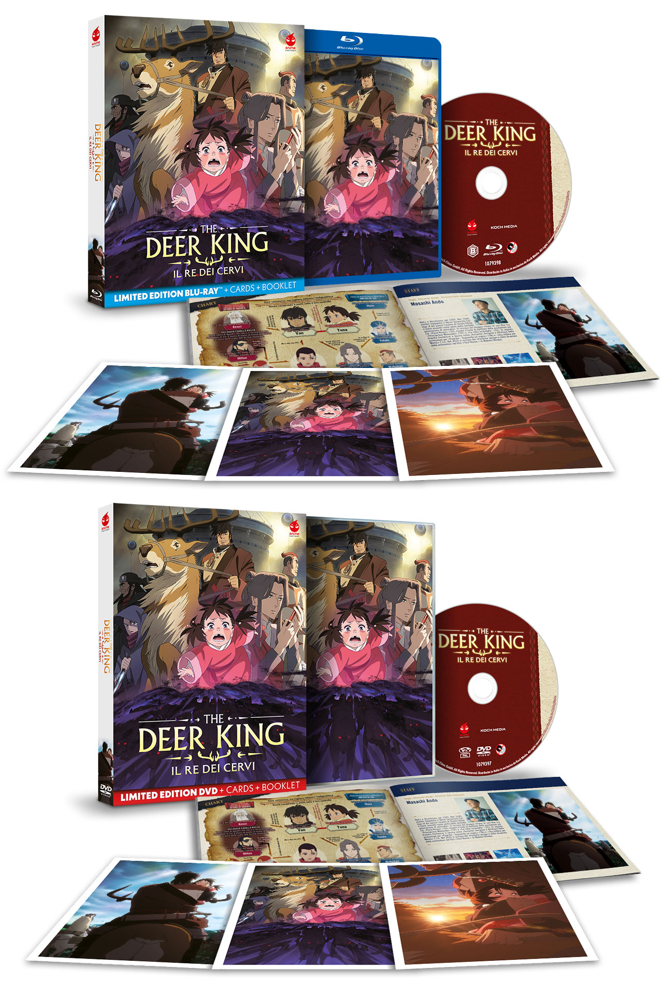 The Deer King - Il re dei cervi  in DVD e Blu-ray