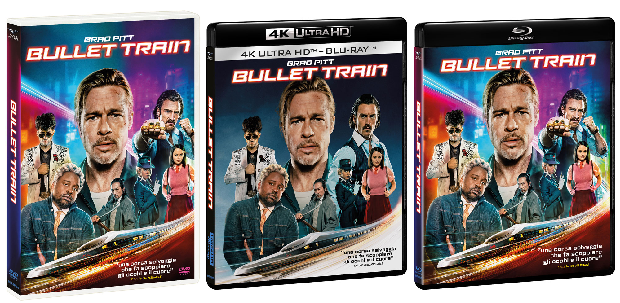 Bullet Train in Blu-ray, 4K