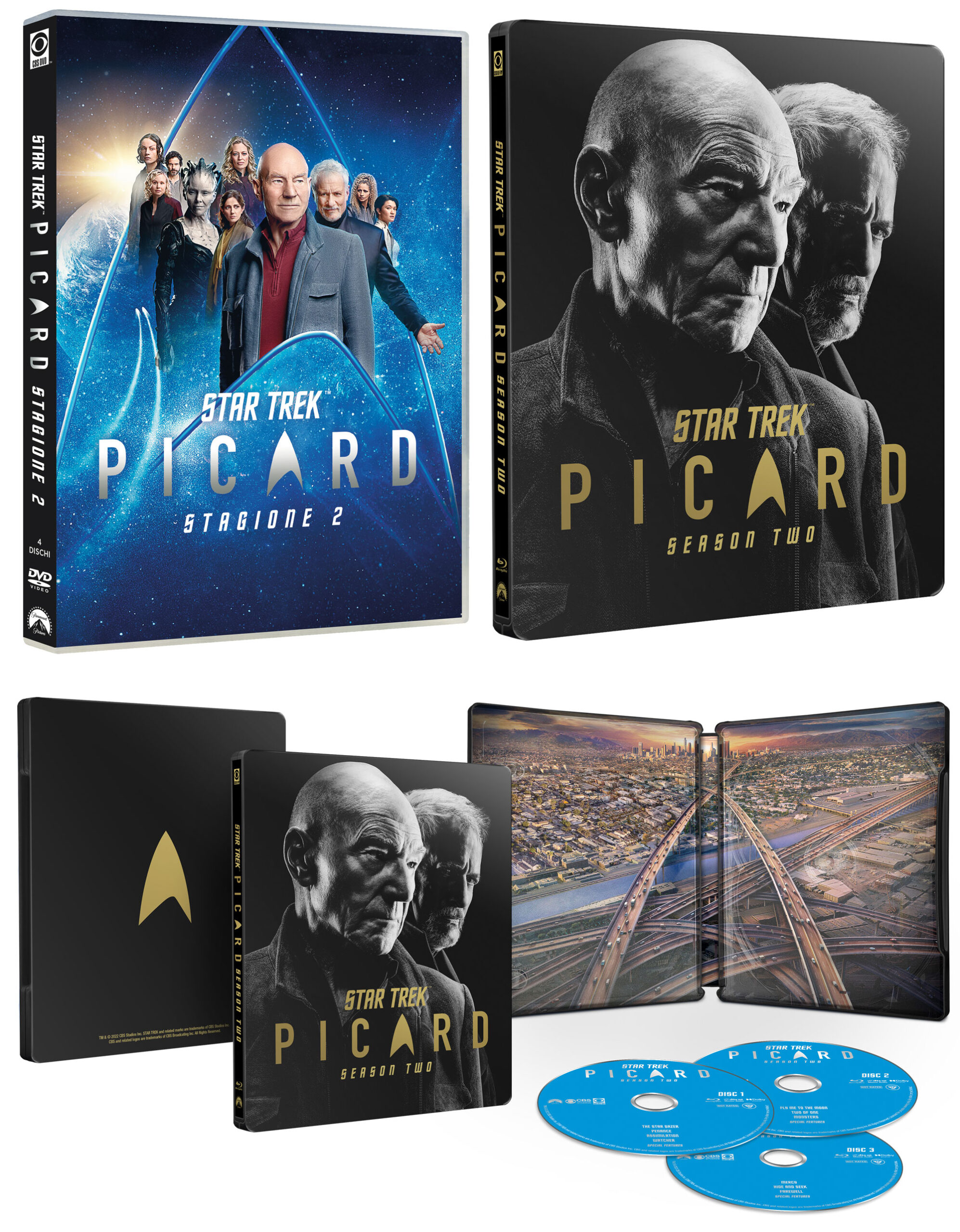Star Trek Picard - Stagione 2 in DVD e Steelbook Blu-ray
