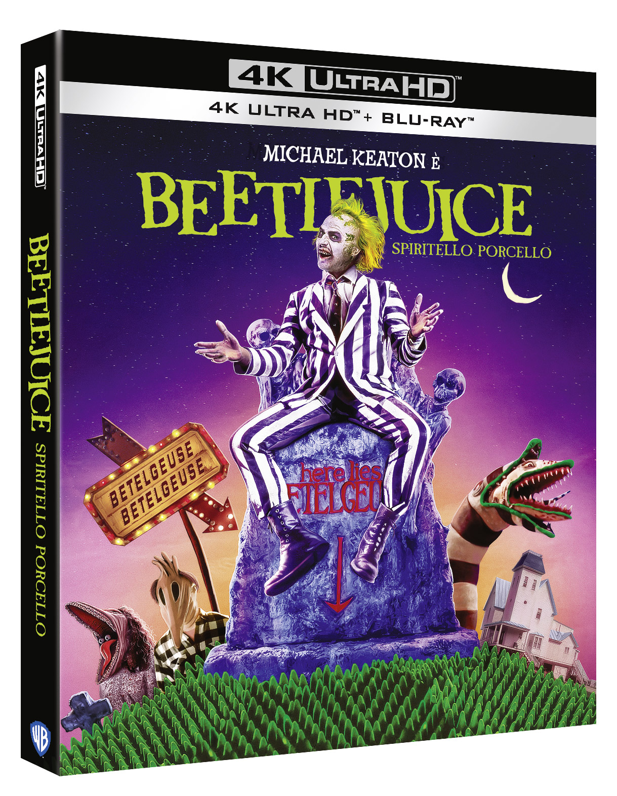 Beetlejuice - Spiritello Porcello nell'inedita versione 4K Ultra HD + Blu-ray