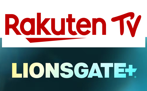 Rakuten TV e LIONSGATE Plus