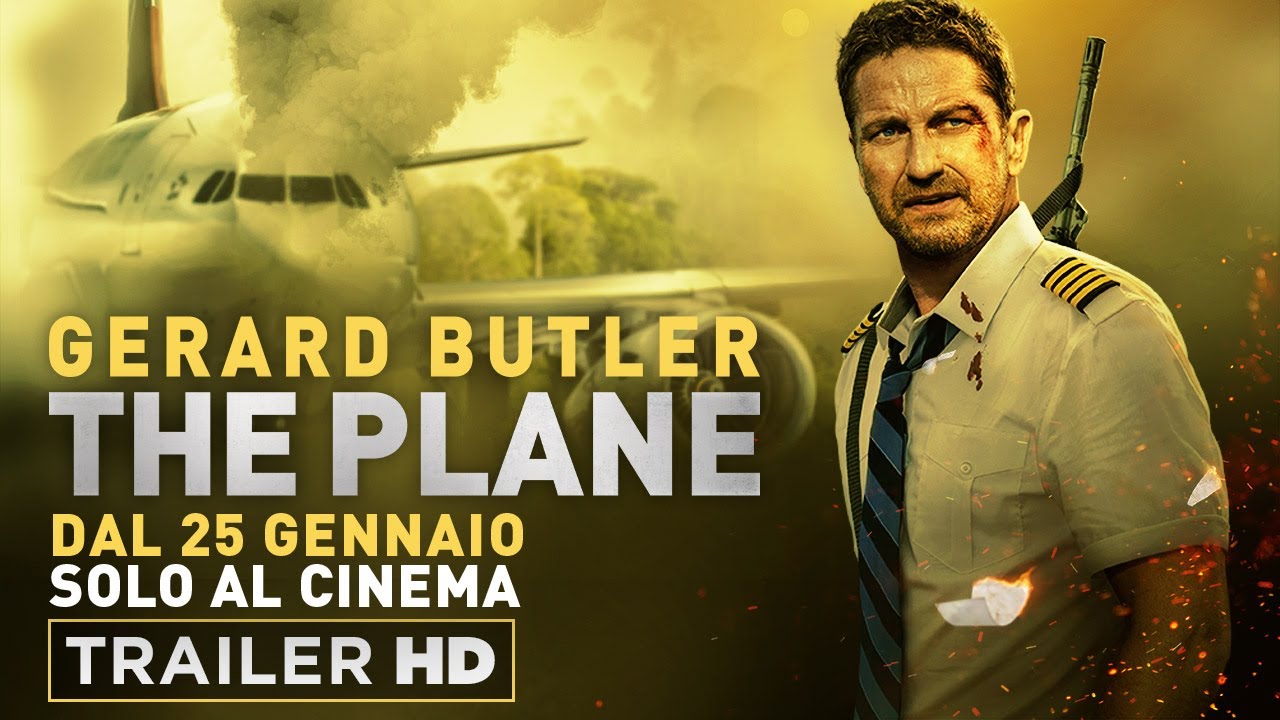 The Plane, trailer film con Gerard Butler e Mike Colter