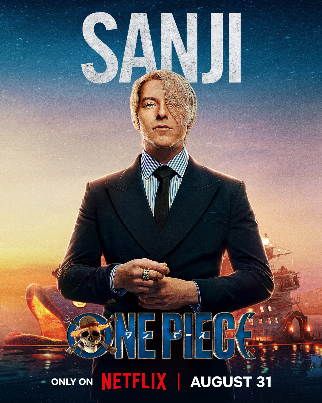 One Piece Netflix - poster personaggio Sanji