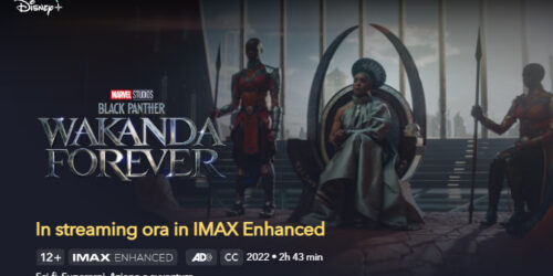 Black Panther: Wakanda Forever su Disney+, anche in IMAX Enhanced