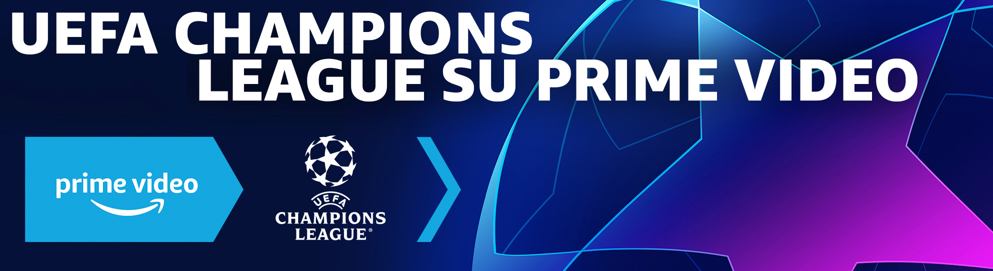 UEFA Champions League 2021-24 su Amazon Prime Video