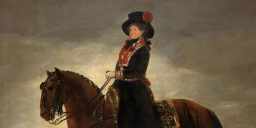 L’ombra Di Goya, Julian Schnabel su riproduzione dipinto ‘La Regina Maria Luisa a cavallo’ e riferimento a film ‘Van Gogh. Sulla soglia dell’eternità’