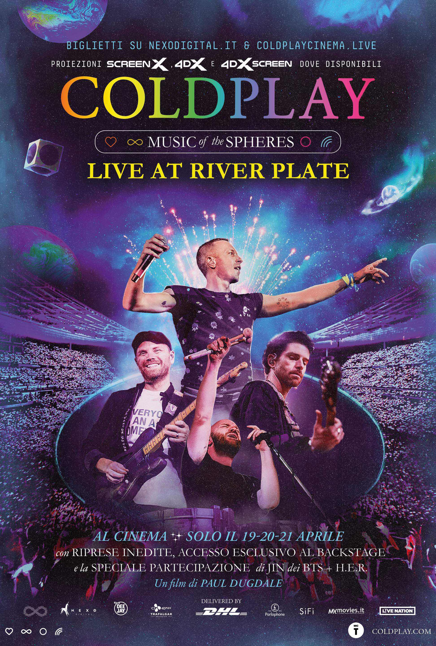 Coldplay - Music Of The Spheres: Live At River Plate - Poster