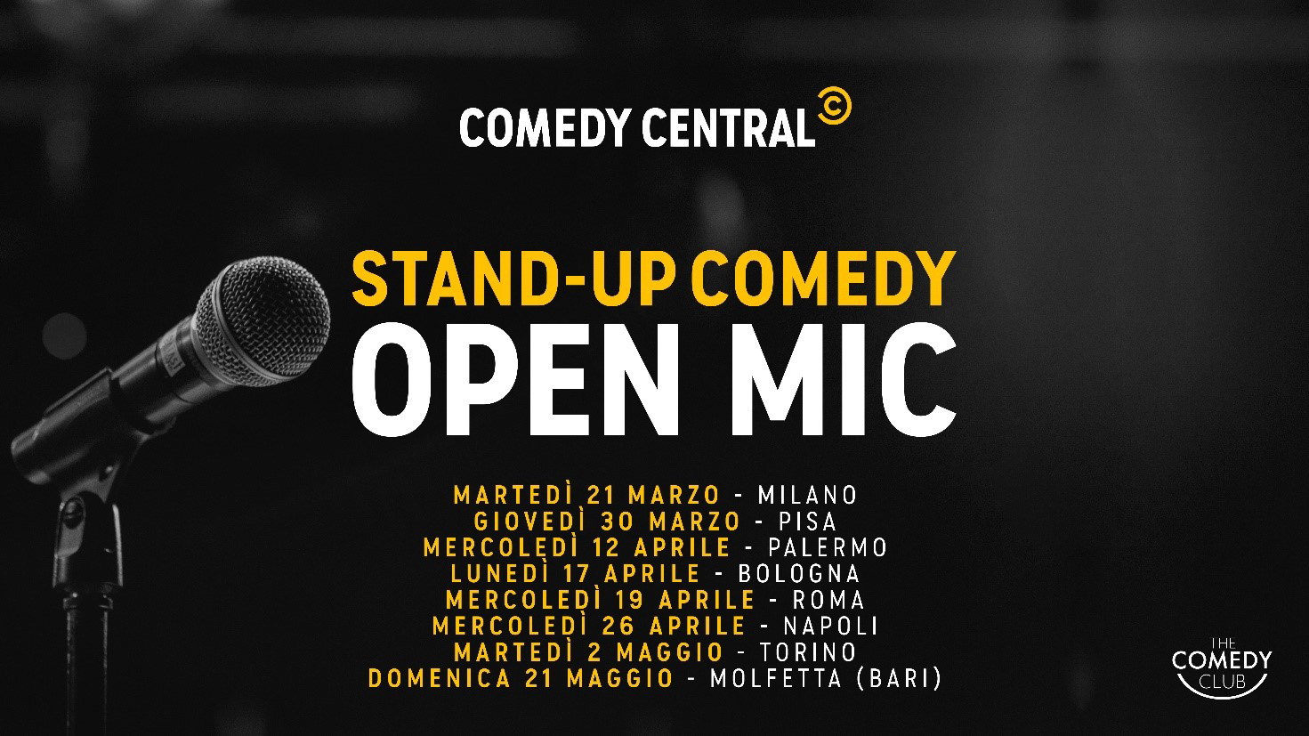 Comedy Central Open Mic Tour 2023