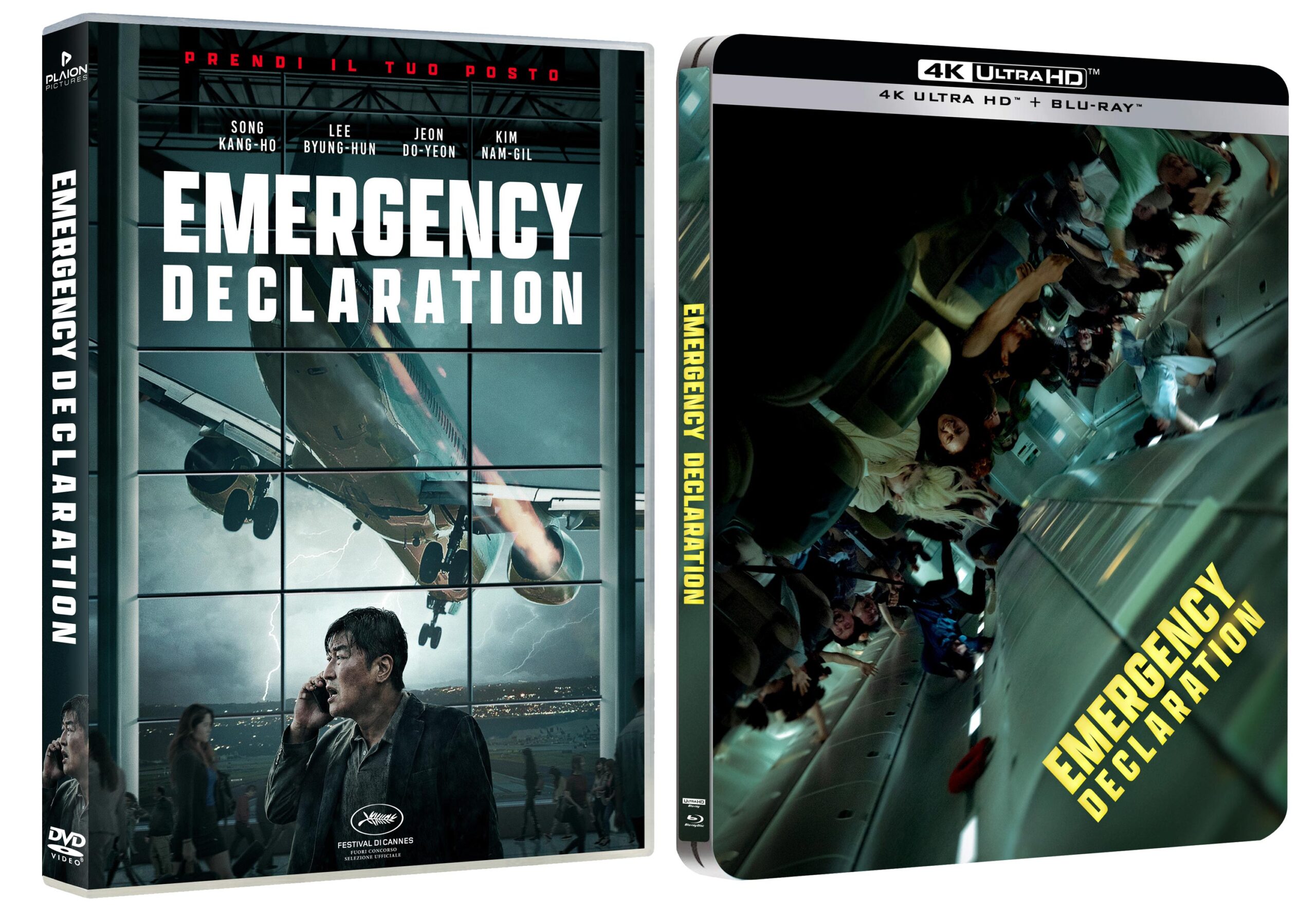 Emergency Declaration in DVD e Steelbook 4K UHD + Bluray
