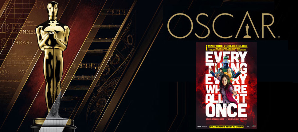 Oscar 2023, tutti i Vincitori. Everything Everywhere All at Once il film più premiato