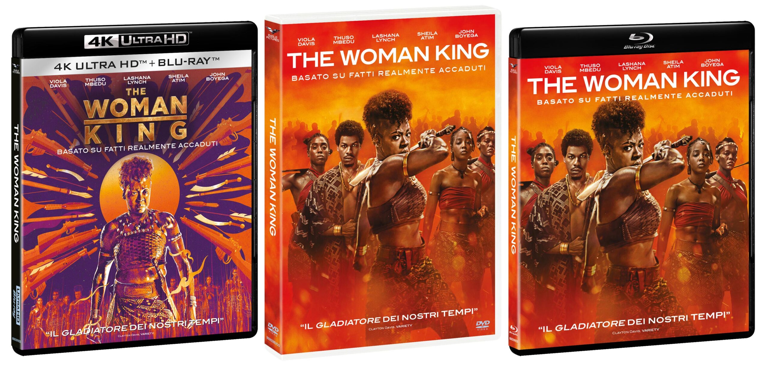 The Woman King in DVD, Blu-Ray e 4K
