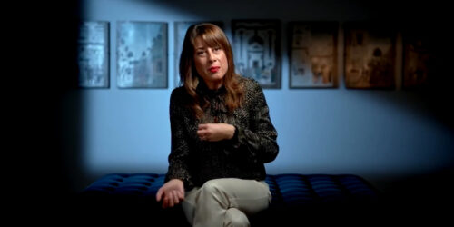Veruska Picchiarelli, clip dal docufilm Perugino. Rinascimento Immortale