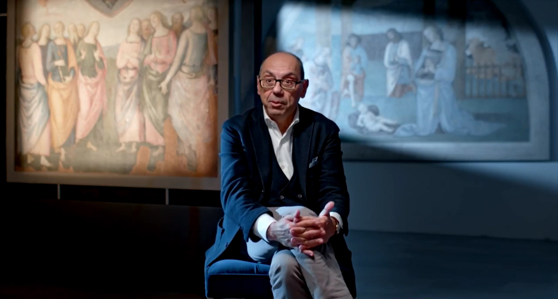 Marco Pierini, clip dal docufilm Perugino. Rinascimento Immortale
