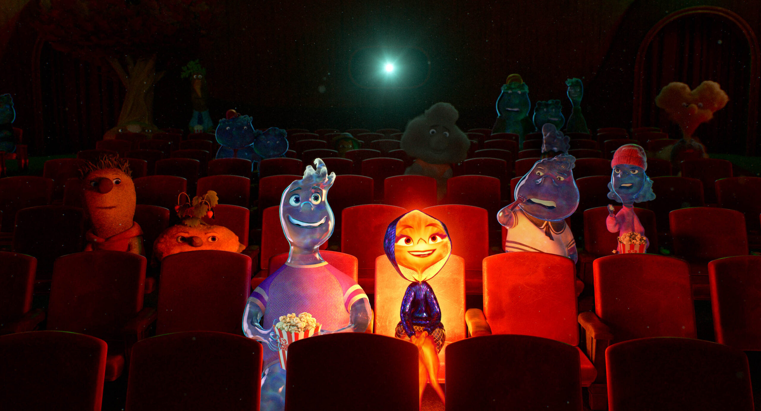 Elemental - immagine ufficiale [credit: Pixar; Copyright 2023 Disney/Pixar. All Rights Reserved; courtesy of Disney Italia]