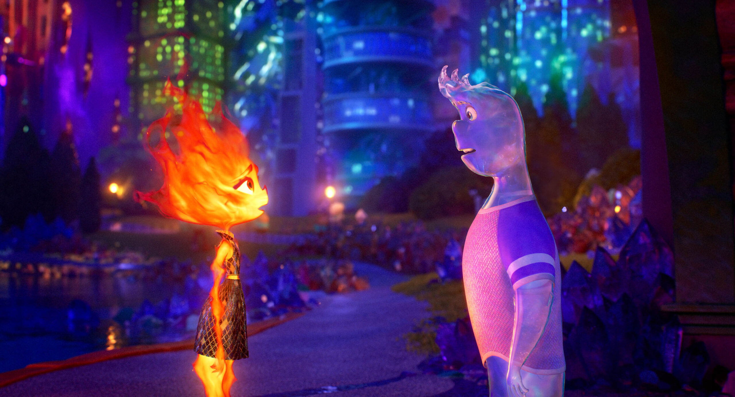 Elemental - immagine ufficiale [credit: Pixar; Copyright 2023 Disney/Pixar. All Rights Reserved; courtesy of Disney Italia]