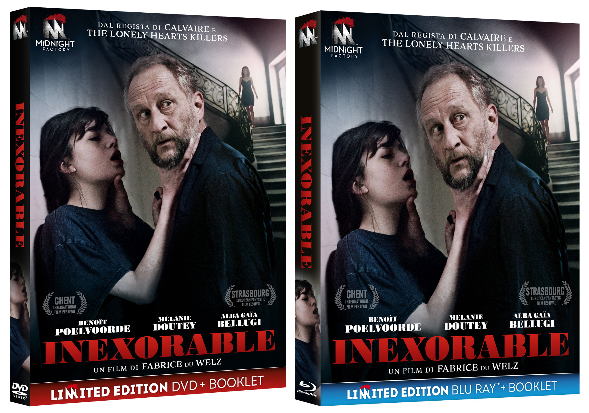 Inexorable  in DVD e Blu-ray