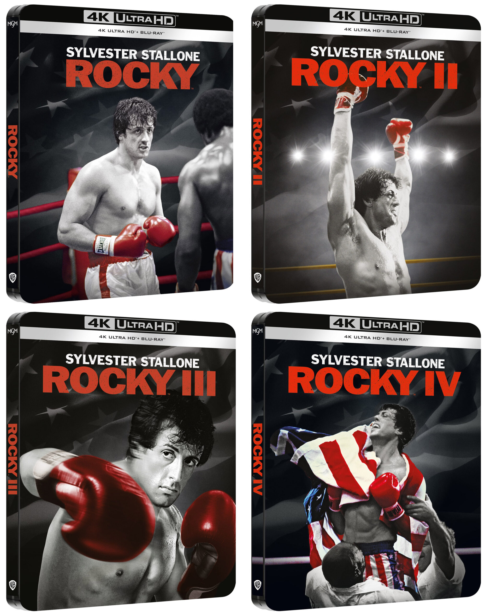 I cofanetti steelbook 2023 dei film di Rocky Balboa