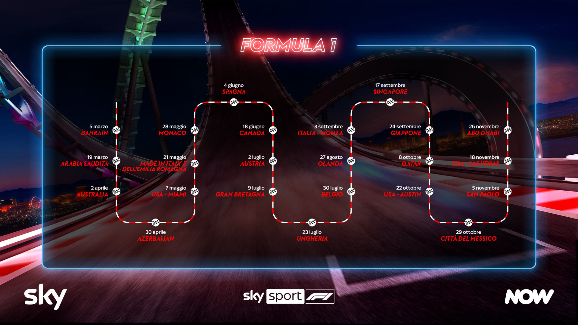 Stagione 2023 di Formula1 su Sky Sport