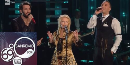 Sanremo 2019, Patty Pravo, Briga e Giovanni Caccamo cantano 'Un po' come la vita'