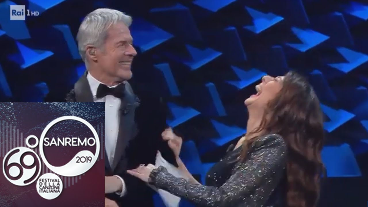 Sanremo 2019, Claudio Baglioni imita Maurizio Costanzo