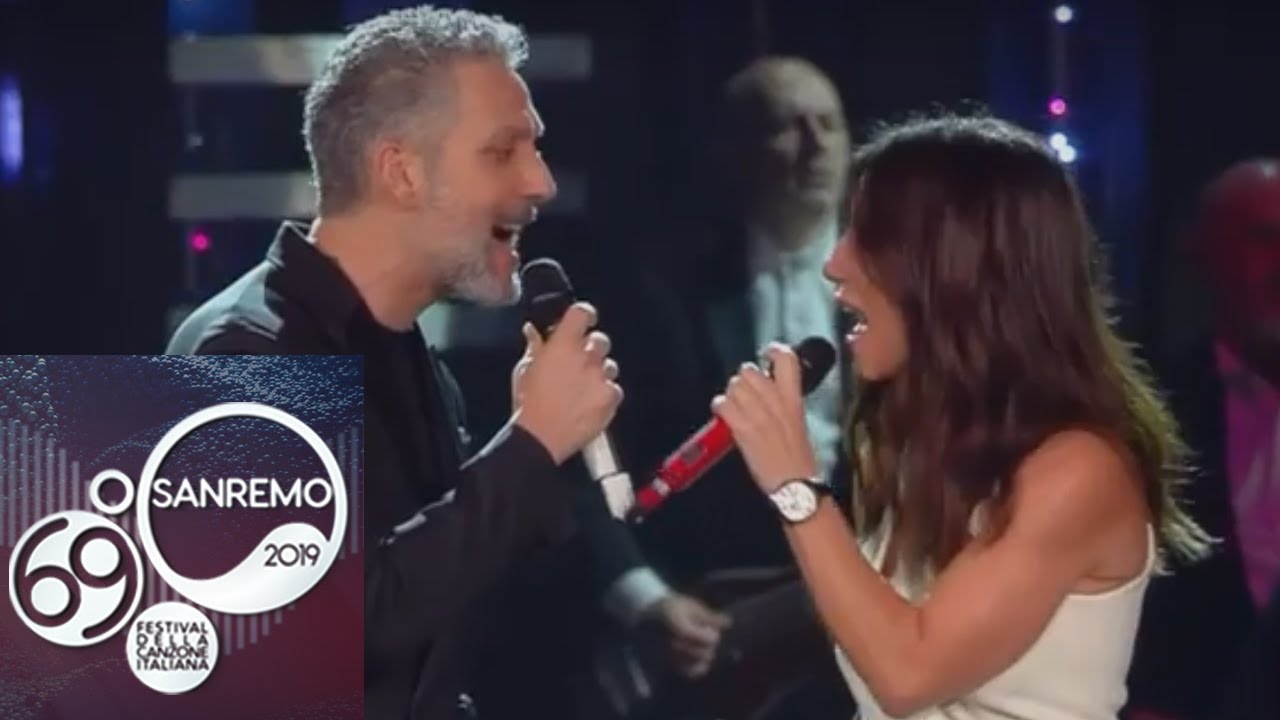 Sanremo 2019, Paola Turci e Giuseppe Fiorello cantano 'L'ultimo ostacolo'