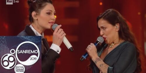 Sanremo 2019, Anna Tatangelo e Syria cantano ‘Le nostre anime di notte’