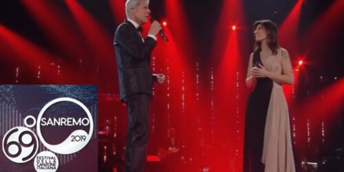 Sanremo 2019, Claudio Baglioni ed Elisa cantano ‘Vedrai vedrai’