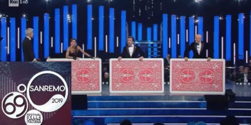 Sanremo 2019, il Mago Forest sul palco dell’Ariston