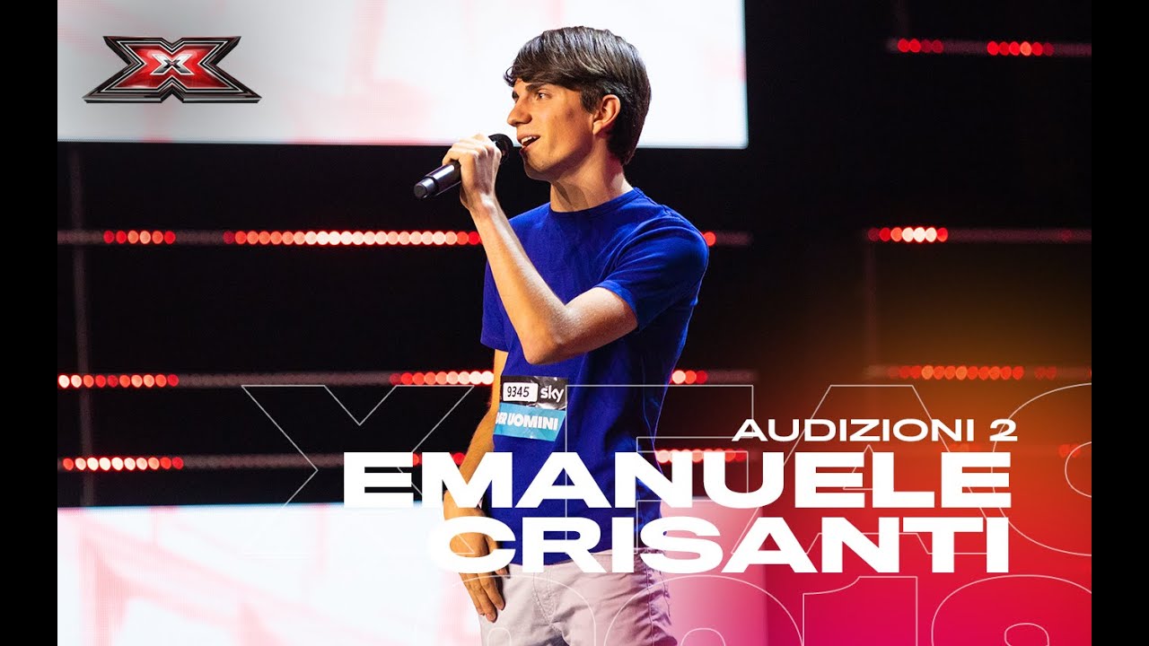 X Factor 2019, Emanuele canta la sua 'Carote'