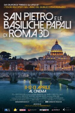 Locandina San Pietro e le Basiliche Papali di Roma 3D