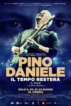 locandina Pino Daniele – Il Tempo Restera’