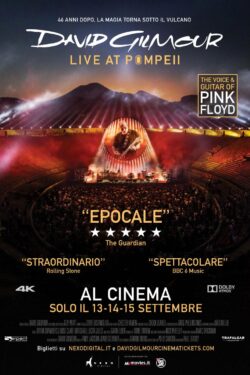 Locandina David Gilmour Live At Pompeii