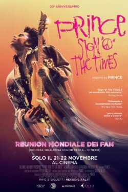 Locandina Prince Sign ‘o’ the Times 2017