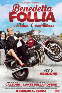 Locandina Benedetta follia 2018 Carlo Verdone