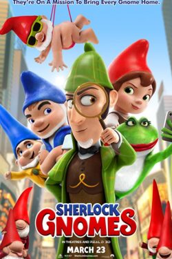 Locandina Sherlock Gnomes 2018