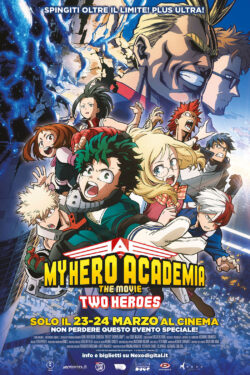 Locandina My Hero Academia – The Movie. Two Heroes
