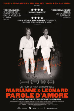 locandina Marianne and Leonard: Parole d'Amore